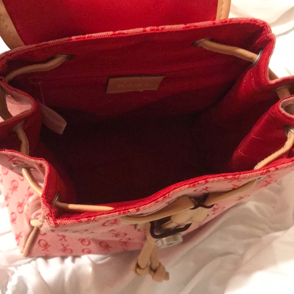 Red Mini Backpack/Purse - Picture 5 of 5